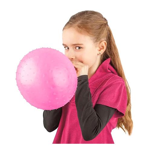Nafukovací míč se třpytkami Ylvi, pink