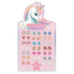 Sada samolepicích náušnic Ylvi, pink