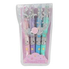 Princess Mimi 4 farebné gélové perá Rabbit