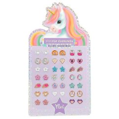 Sada samolepicích náušnic Ylvi, lila