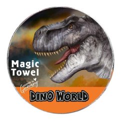 Magický uterák Dino World, T-Rex, detail hlavy