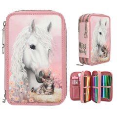 Trojpodlažné puzdro na ceruzky s príslušenstvom Miss Melody True Friends