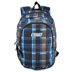 Target 3 Zip Classic Squate Blue 21429 Študentský batoh