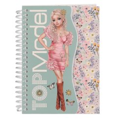 Spirálový zošit s stránkami pre návrhy Top Model