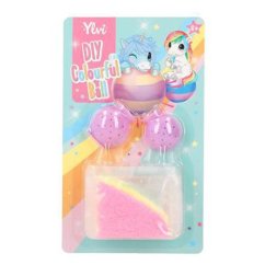 Sada na výrobu barevného míčku Ylvi DIY Colourful Ball, lila