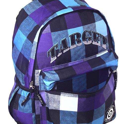 Cieľový batoh a puzdro na ceruzky Target Light/Dark Blue Cubes 23821