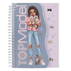 Spirálový zošit s stránkami pre návrhy Top Model
