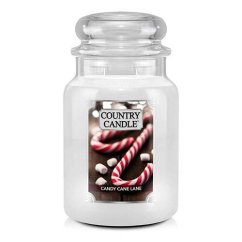Sviečka Country Candle veľká, Candy Cane Lane