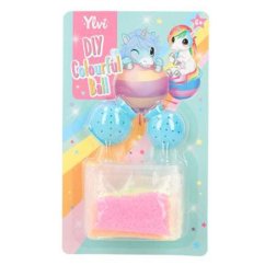 Sada na výrobu barevného míčku Ylvi DIY Colourful Ball, turquoise