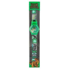 Hodinky Dino World tmavě zelený ciferník
