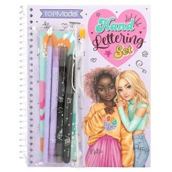 Sada písmomalířství Top Model, 4 psací potřeby, Christy & Malia