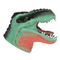 Tyrannosaurus Rex na ruku Dino World green