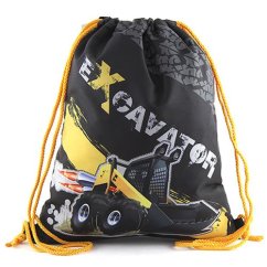 Cieľová športová taška Excavator Black 17935