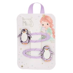 Sponky do vlasů se třpytkami Princess Mimi tučňáci