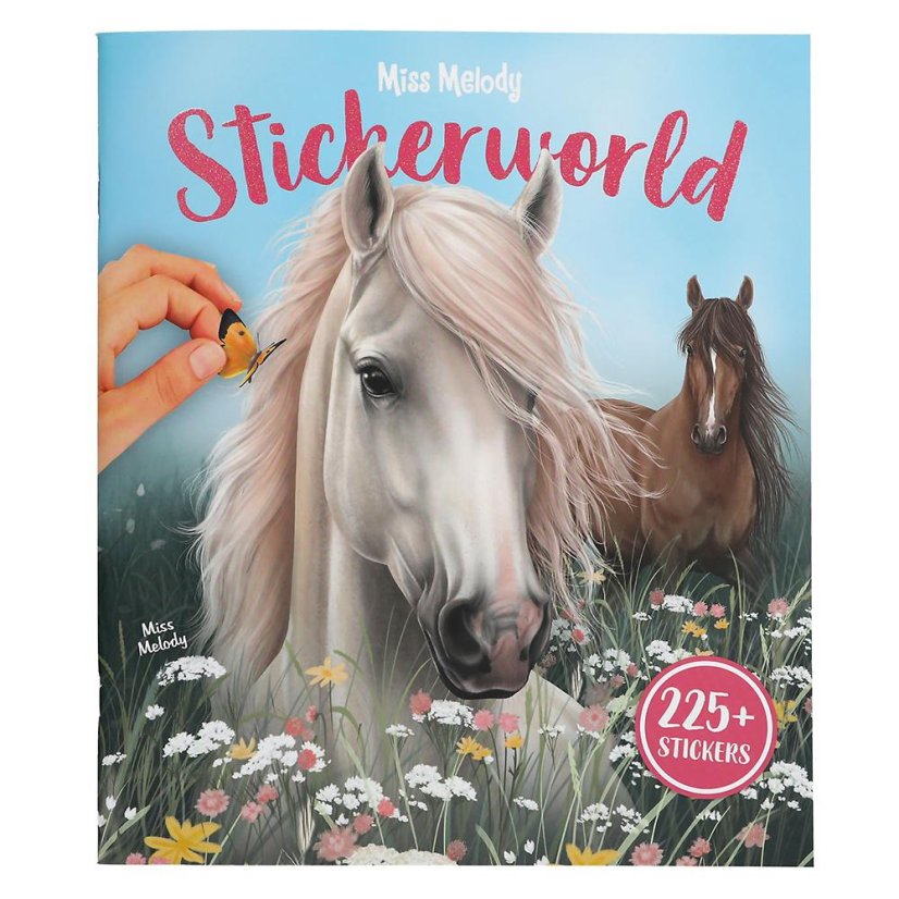 Kreativní sešit se samolepkami Miss Melody