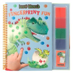 Omalovánky Dino World Fingerprint Fun