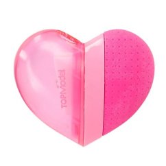 Guma a orezávátko v tvare srdca Top Model Best Friend, tmavoružová