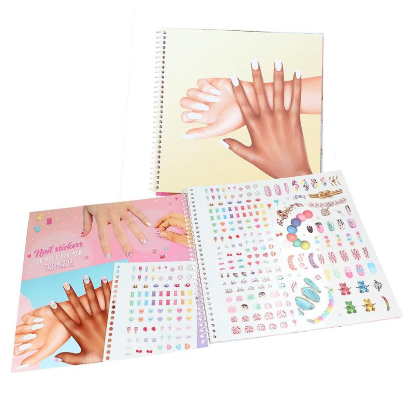 Kreativní sešit nehtového designu Top Model Hand Designer