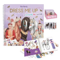 Kreativní sešit Miss Melody, Dress me up, Around the world