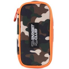 Cieľ Kompaktné armádne hnedé školské puzdro na ceruzky 17259