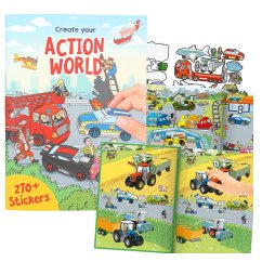 Kreativní sešit "Vytvoř si vlastní akční svět"