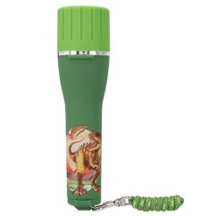 Vrecková baterka Dino World hnedý T-Rex