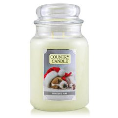 Sviečka Country Candle veľká, Winter's Nap