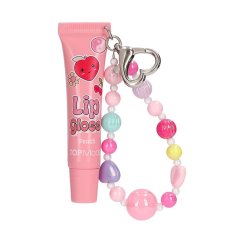 Lesk na rty s korálkovým přívěskem Top Model Glow to Go, vůně broskve
