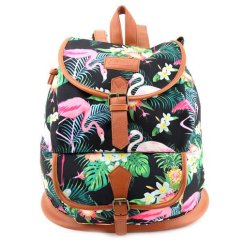 Batoh Target Vintage Retro Floral Black 21962