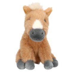 Plyšový koník Miss Melody – béžový, 20 cm