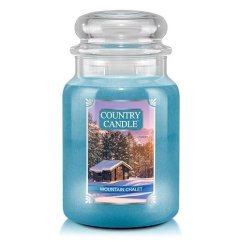 Sviečka Country Candle veľká, Mountain Chalet
