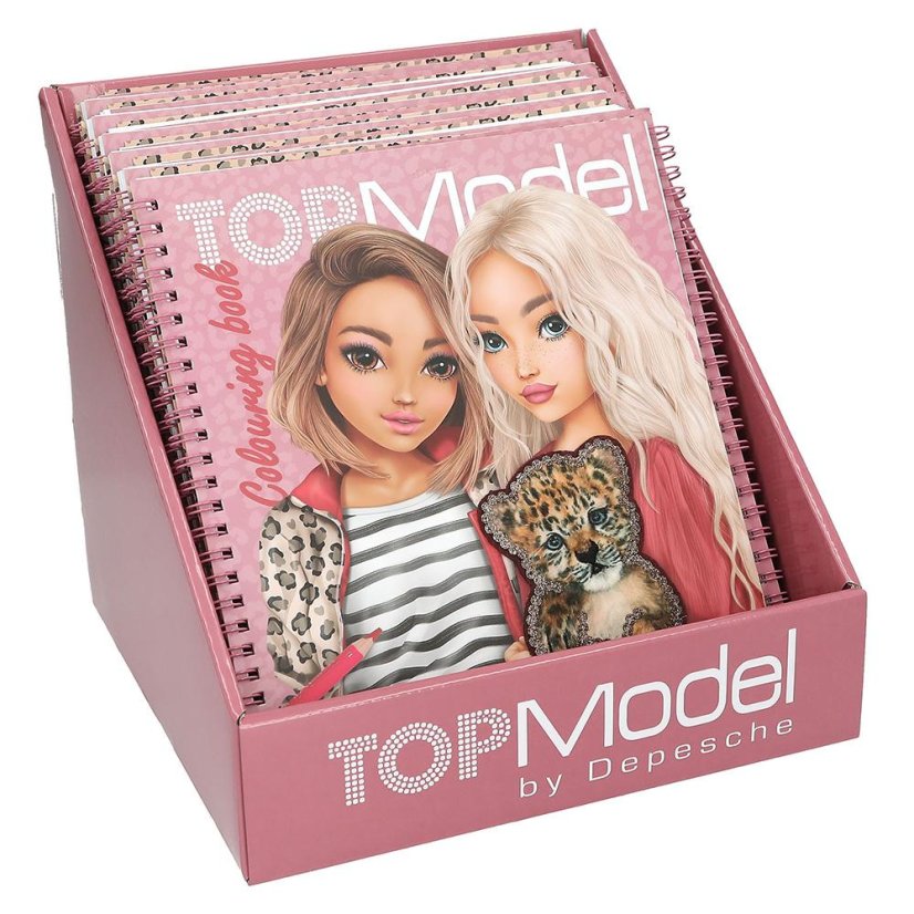 Kreativní omalovánky se samolepkami Top Model LeoHeart