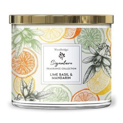 WoodBridge Signature Candle, Lime Basil Mandarin