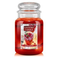 Sviečka Country Candle veľká, Winter Sangria
