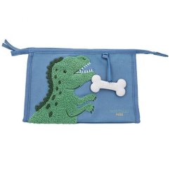 Kozmetická taška Dino World T-Rex mini zelená