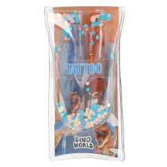 Trblietavé gélové tetovacie perá Dino World
