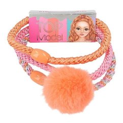 Gumičky Top Model 3 ks, oranžová bambuľka