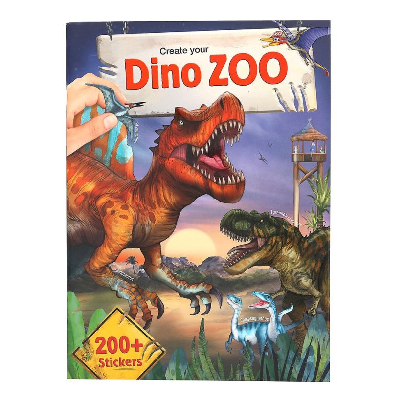 Kreatívna kniha nálepiek „Vytvor si vlastnú Dino ZOO“