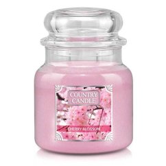 Country Candle stredná, Cherry Blossom