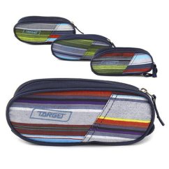 Target Oval 1 Zip Lines 17303 Školské puzdro na ceruzky
