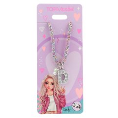 Šňůrkový náramek Top Model, písmenko "D" Candy