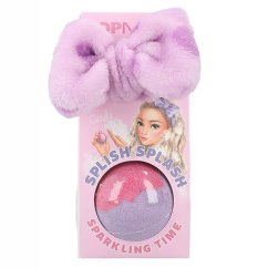 Kúpeľňová bomba s čelenkou Top Model Candy, Peach lilac