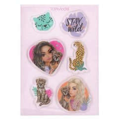 Silikonové samolepky Top Model Stay Wild Fergie & Candy