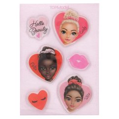 Silikónové nálepky Top Model Hello Beauty Candy, Malia & Talita