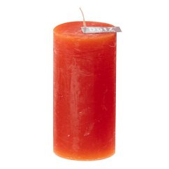 Rustikální svíčka DutZ Rustic Coral Red