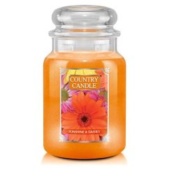 Sviečka Country Candle veľká, Sunshine & Daisies