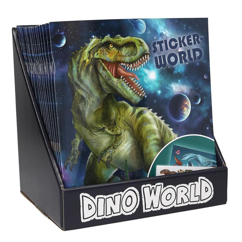 Kreatívna kniha s nálepkami Dino World Nálepkový svet