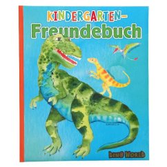 Kniha přátel z mateřské školy Dino World, T-Rex zelený