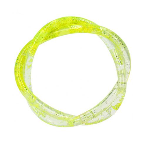 Dvojitý náramok Ylvi s trblietkami, žltý