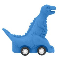 Gumový dinosurus Dino World T-Rex modrý